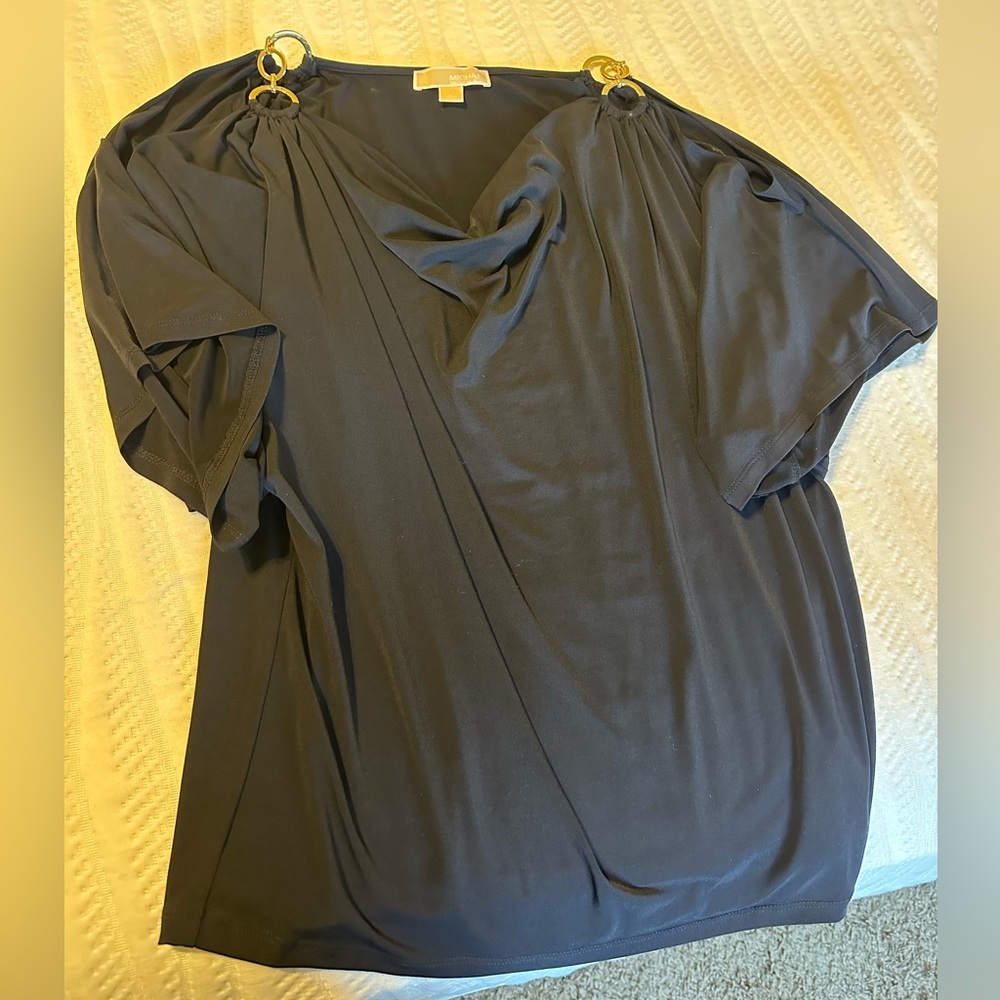 Michael Kors Classic Dark Navy Blouse